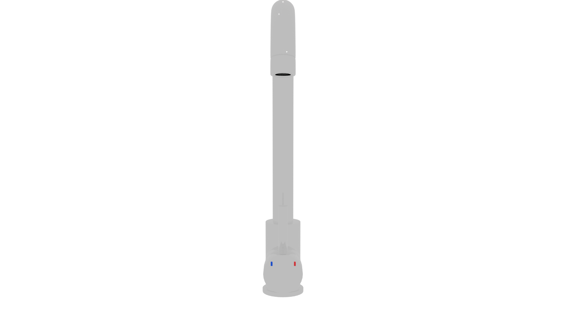 Sleek Chrome Showerhead 3D Model - Professional 3D Model Render 11