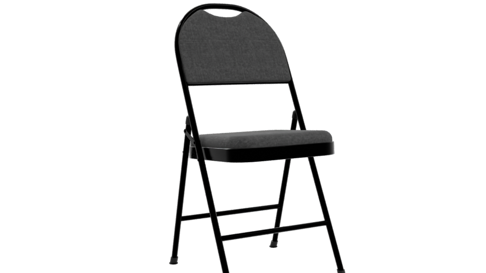 Stylish Modern Folding Chair Model - Professional 3D Model Render 10