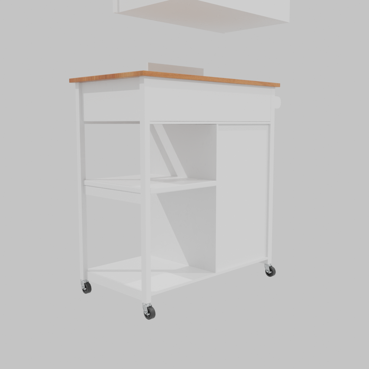 Modern Kitchen Cart Model 3D - Professional 3D Model Render 11