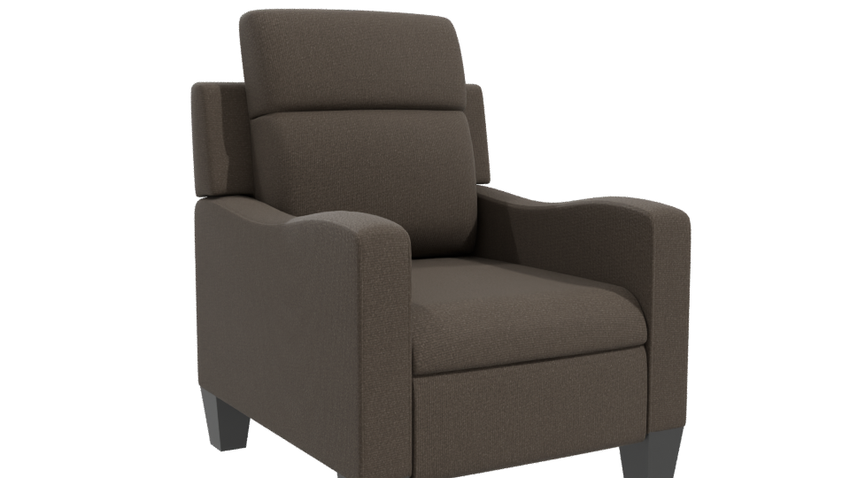 Stylish Modern Accent Chair - Professional 3D Model Render 10