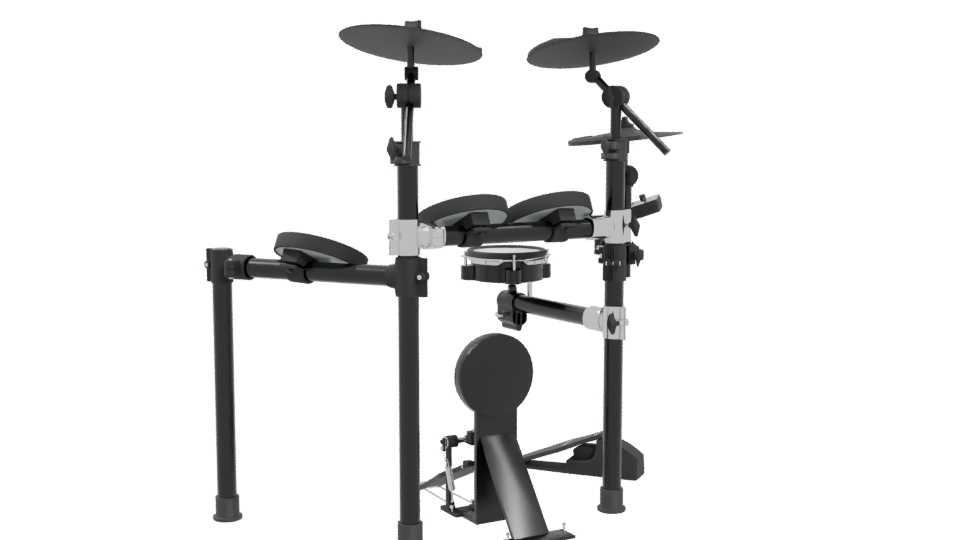 Electronic Drum Kit 3D Model - Professional 3D Model Render 4