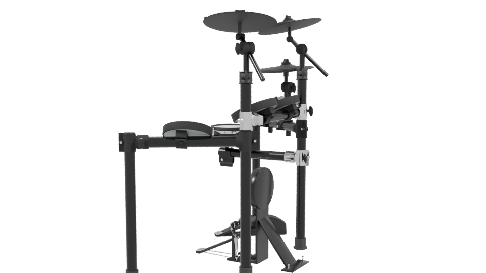 Electronic Drum Kit 3D Model - Professional 3D Model Render 3