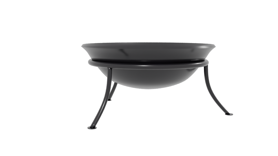 Modern Outdoor Fire Pit 3D - Professional 3D Model Render 13