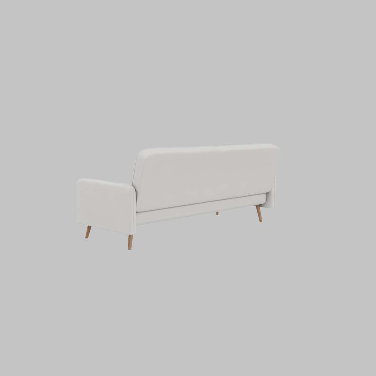 Minimalist White Sofa 3D Model - Professional 3D Model Render 13