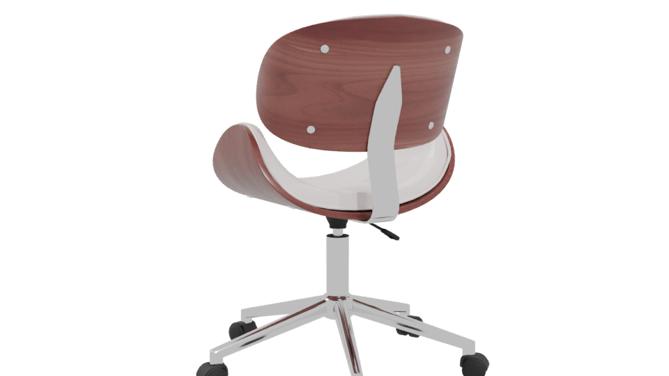 Sleek Modern Office Chair 3D - Professional 3D Model Render 4
