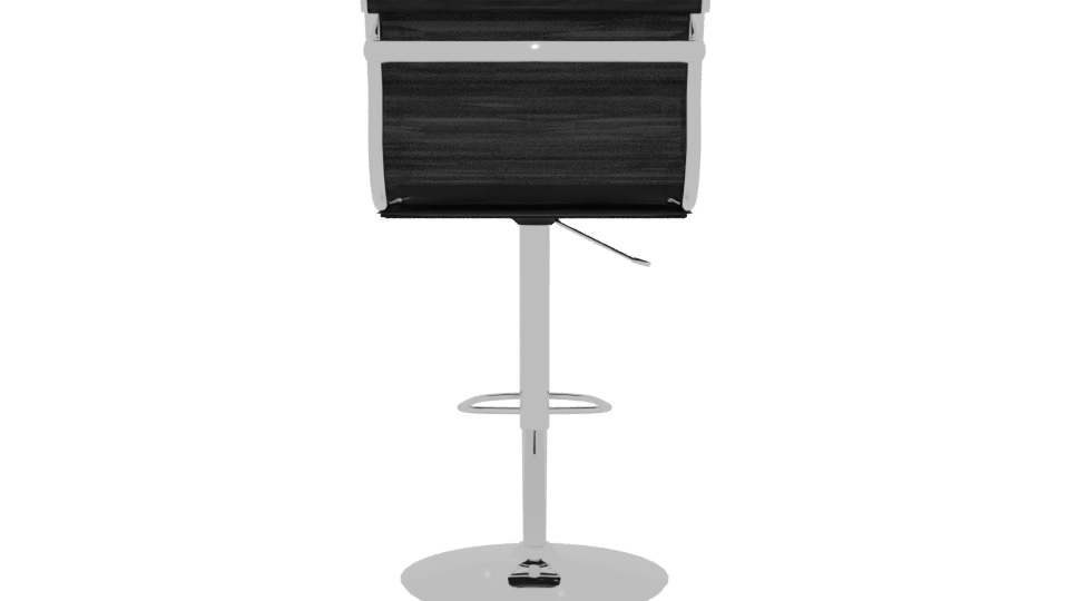 Stylish Bar Stool 3D Model - Professional 3D Model Render 5