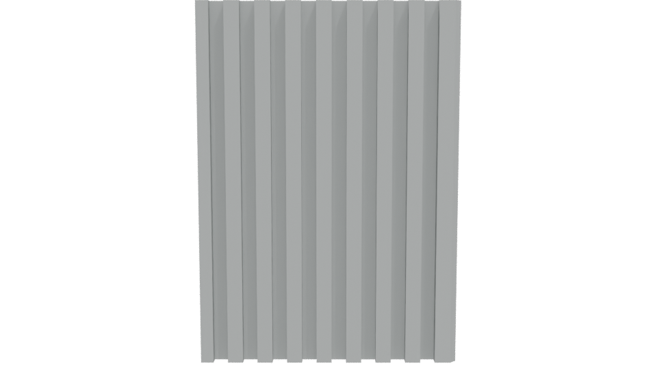 Stylized Rectangular Container 3D - Professional 3D Model Render 5