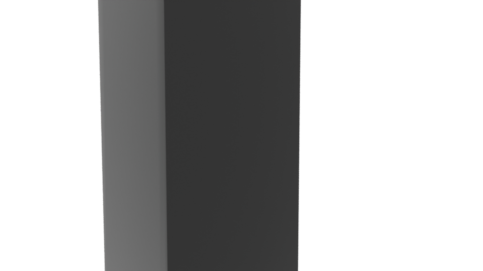 Minimalist Home Refrigerator 3D Model - Professional 3D Model Render 7