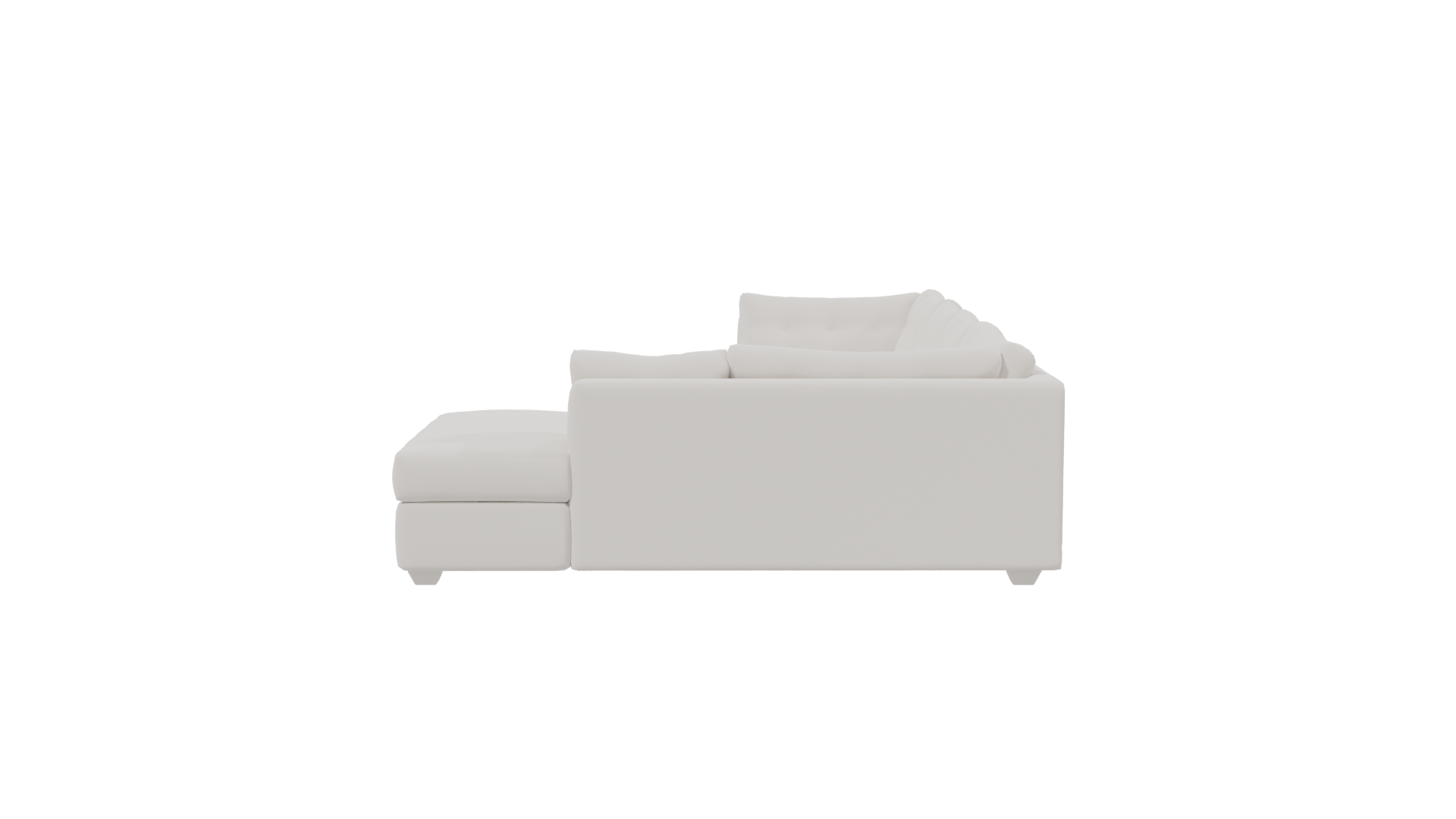 Stylish Modern Sofa Model 3D - Professional 3D Model Render 2