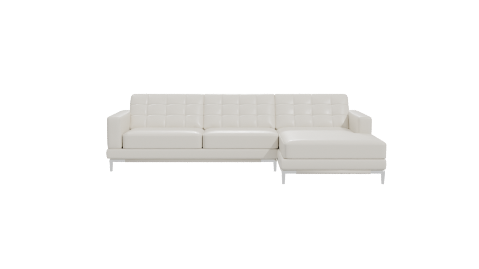 Contemporary Sectional Sofa Model - Professional 3D Model Render 11