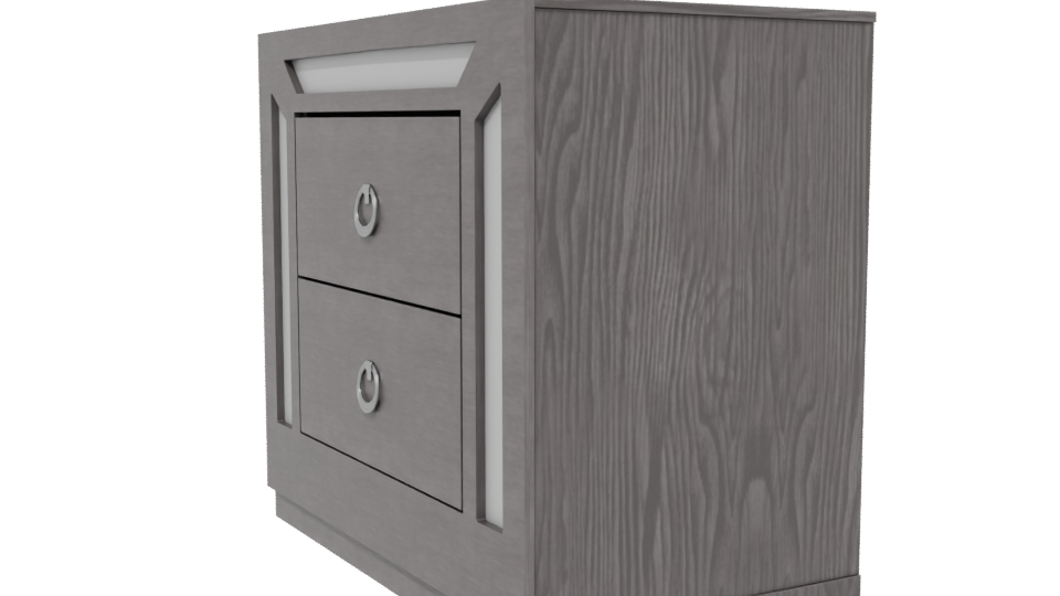 Stylish Nightstand 3D Model - Professional 3D Model Render 13