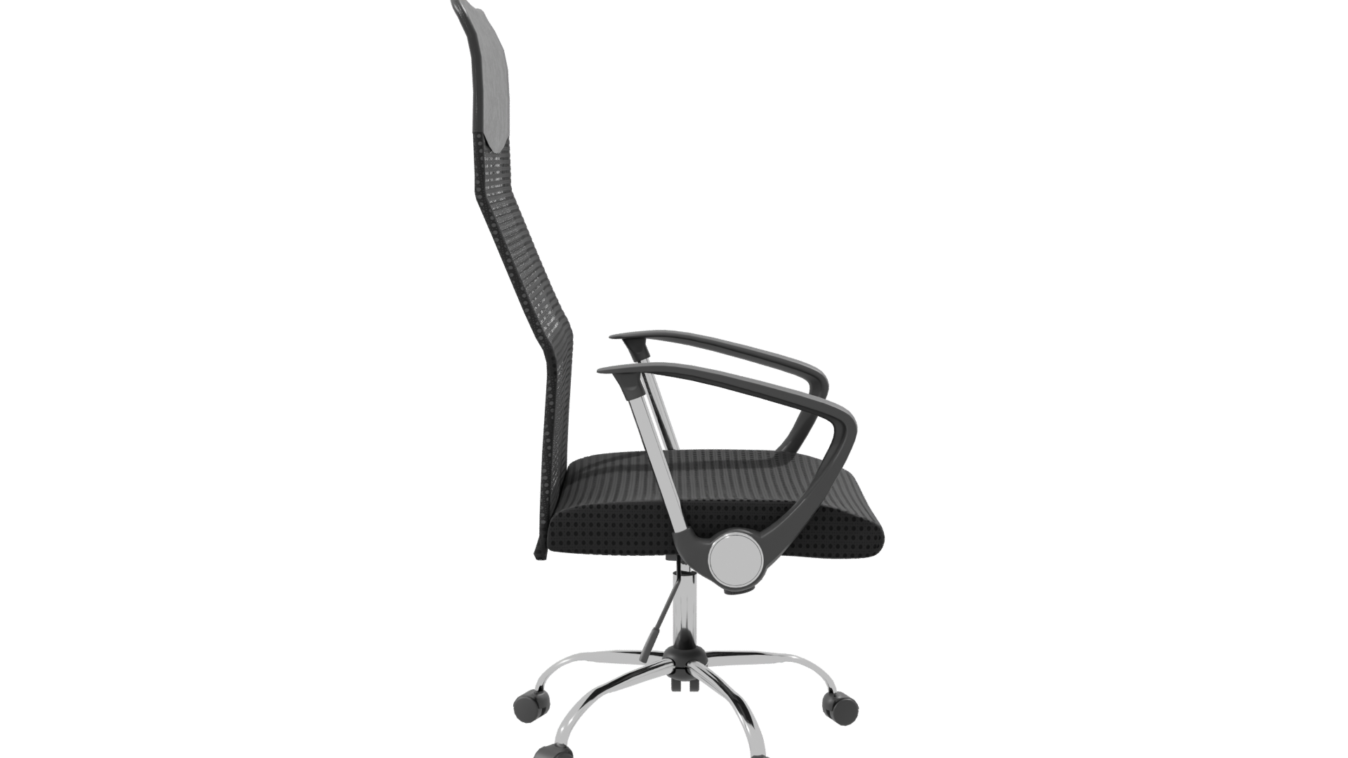 Sleek Modern Ergonomic Office Chair 3D Model - Professional 3D Model Render 8