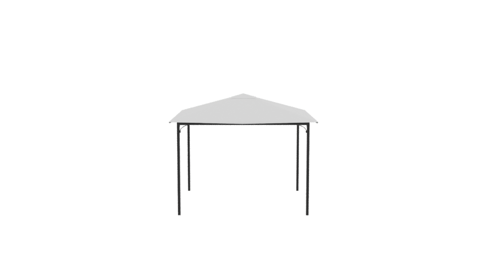 White Canopy Tent 3D Model - Professional 3D Model Render 11