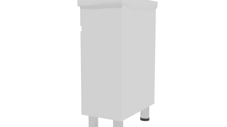 Modern Kitchen Sink Unit 3D - Professional 3D Model Render 3