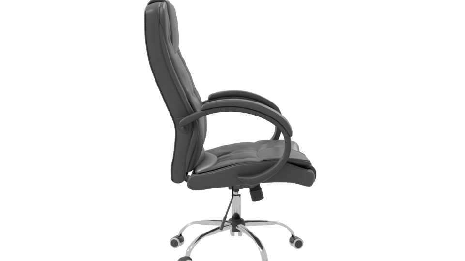 Ergonomic High-Back Office Chair 3D Model - Professional 3D Model Render 8