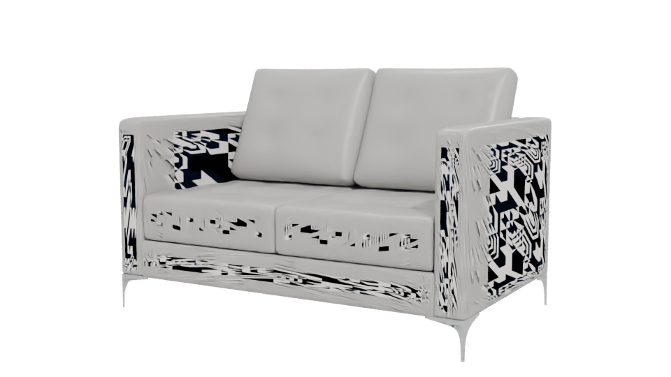 Sofa Marina 2 Cpos White 3D - Professional 3D Model Render 12