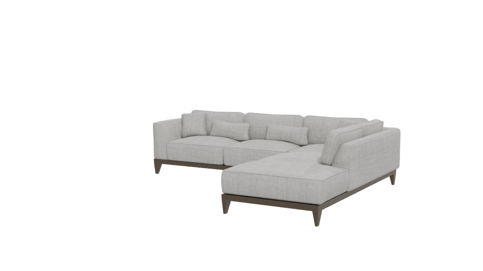 Stylish Modular Sofa 3D - Professional 3D Model Render 12