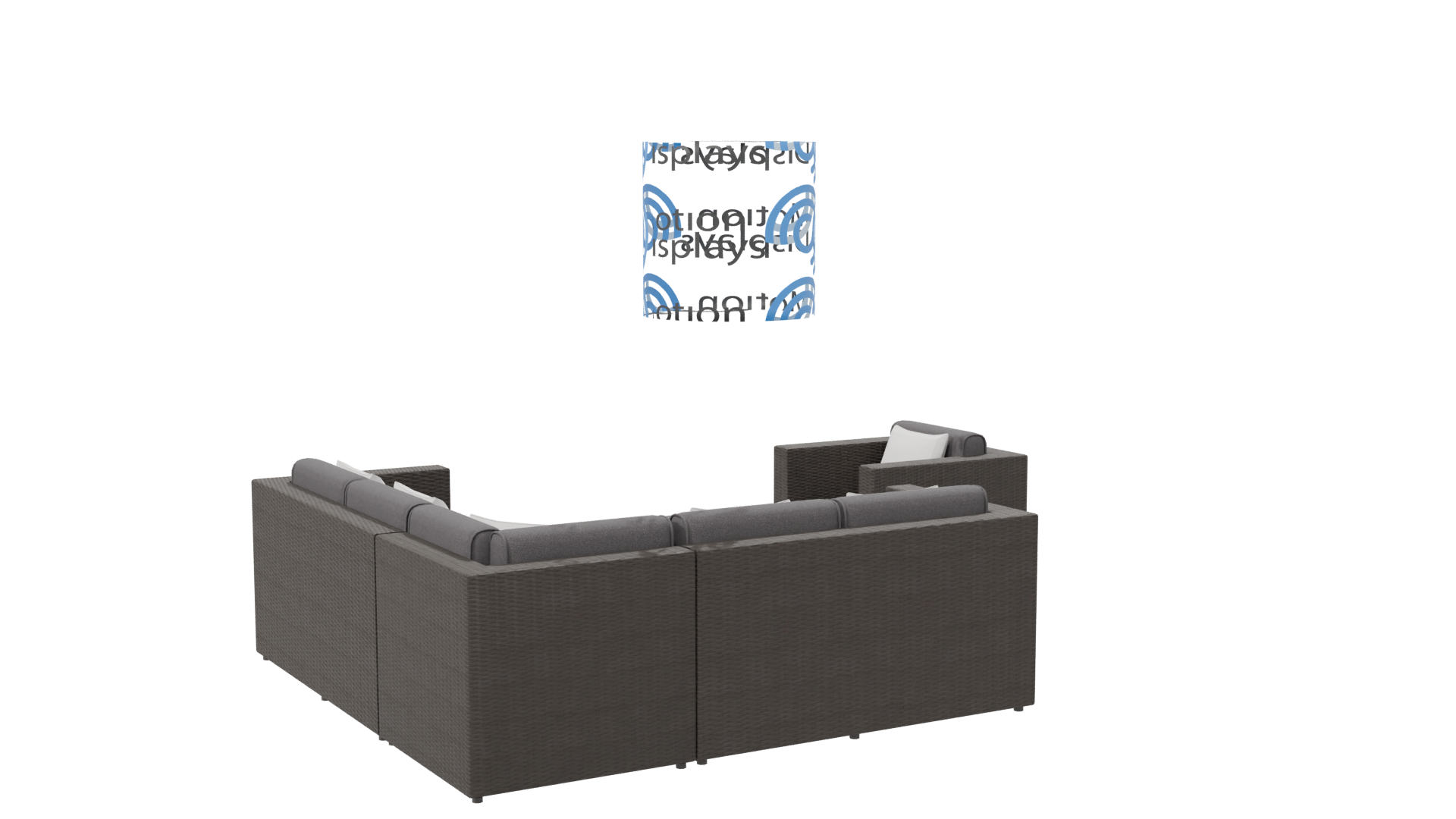Stylish Outdoor Sofa Set 3D - Professional 3D Model Render 7