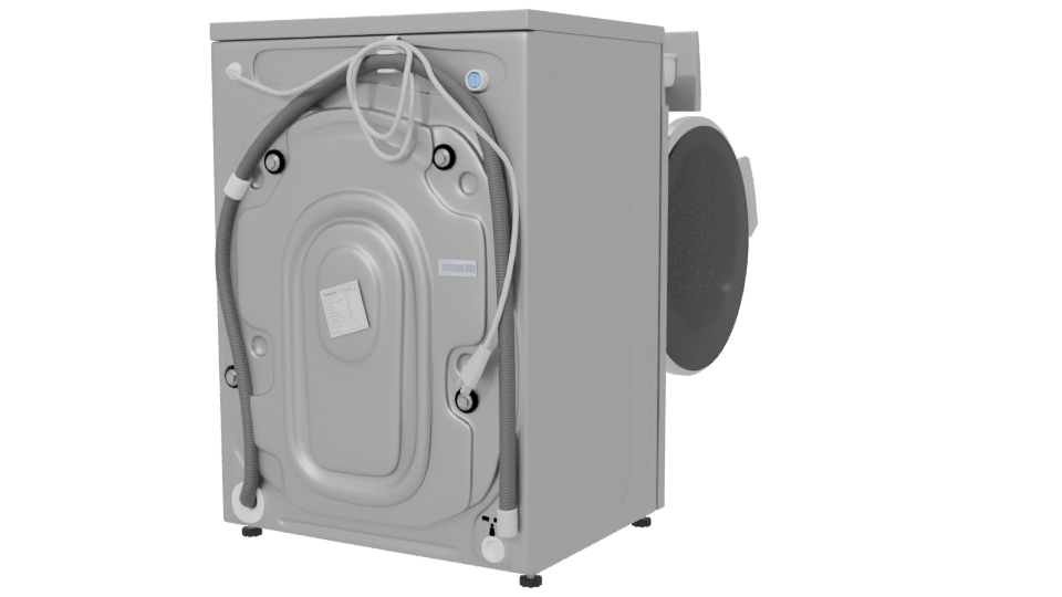 Modern Household Washing Machine 3D - Professional 3D Model Render 6