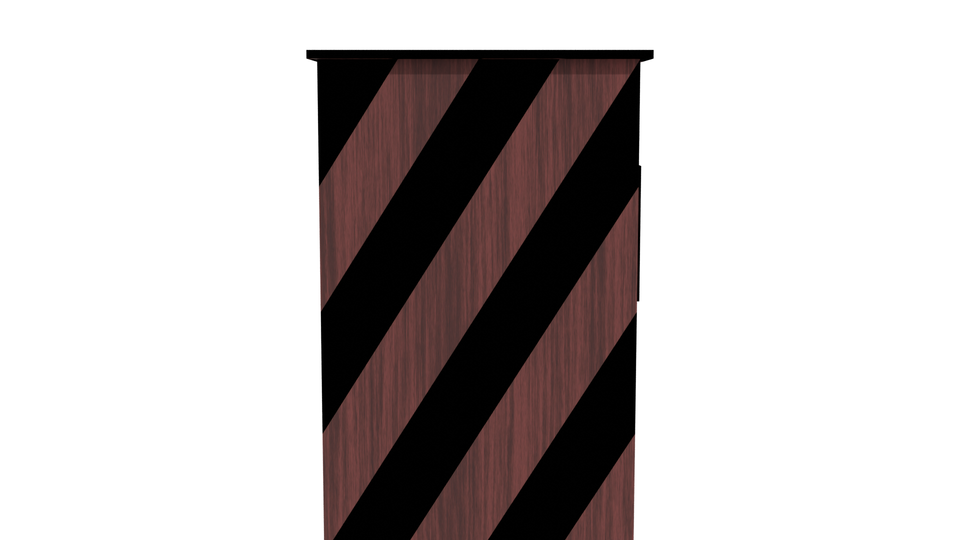 Elegant Wooden Writing Desk 3D Model - Professional 3D Model Render 2