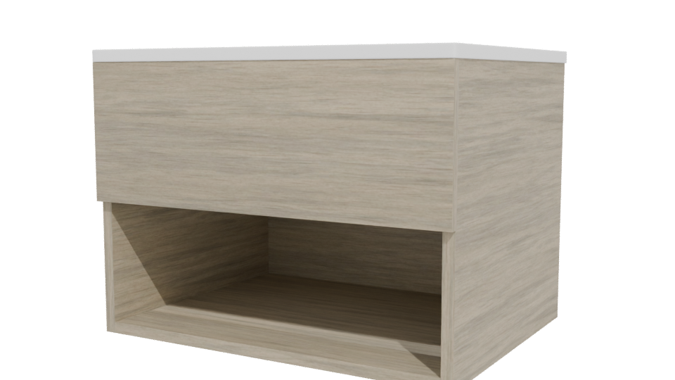 Modern Wooden Bathroom Vanity 3D - Professional 3D Model Render 12