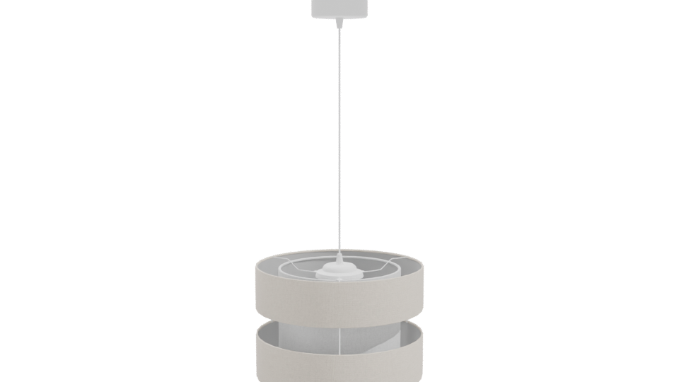 Beige Modern Pendant Lamp 3D - Professional 3D Model Render 10