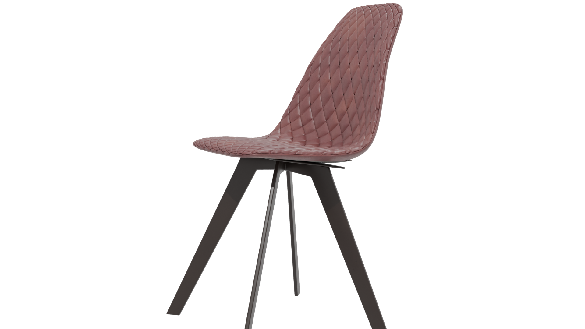 Stylish Textured Dining Chair Model - Professional 3D Model Render 28