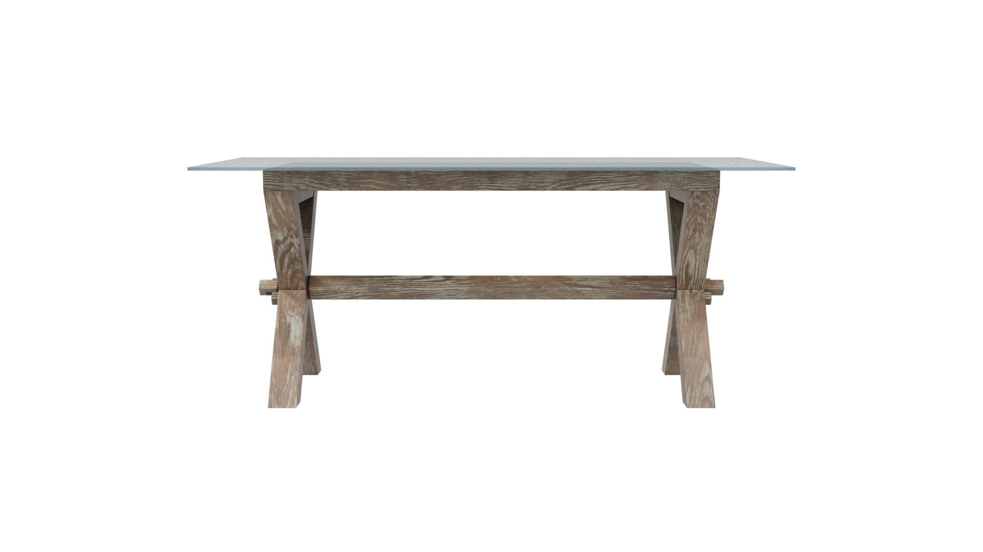 Stylish Wooden Dining Table Model - Professional 3D Model Render 5