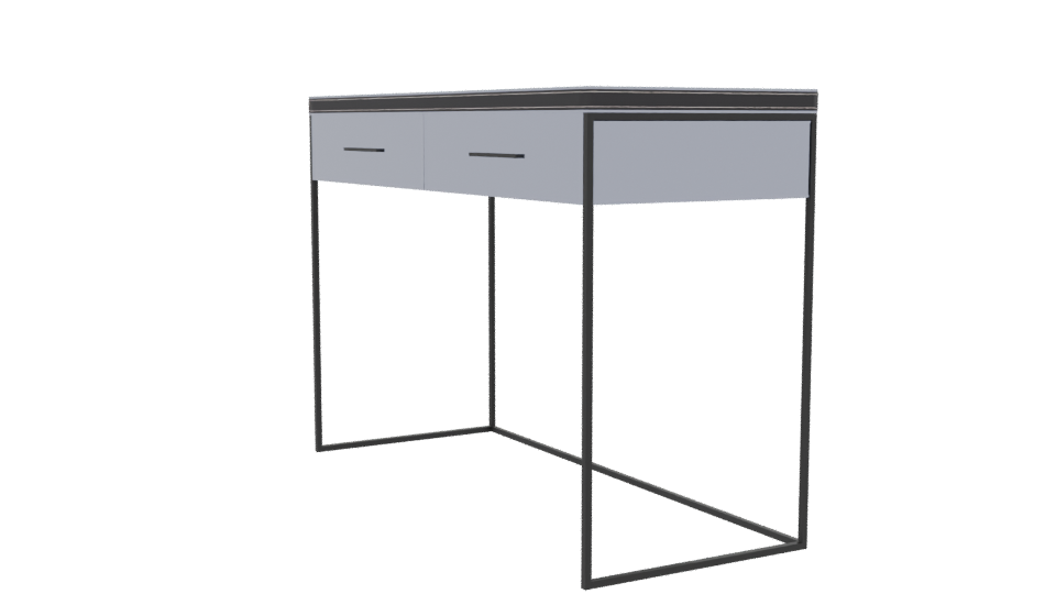 Sleek Modern Desk 3D Model - Professional 3D Model Render 13