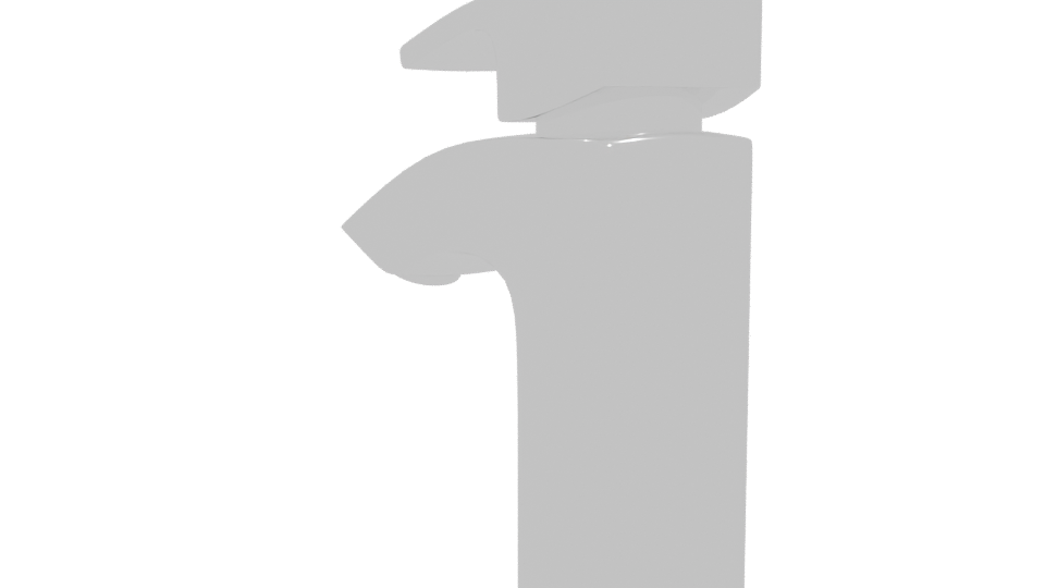 Sleek Modern Wall-Mounted Fixture - Professional 3D Model Render 4