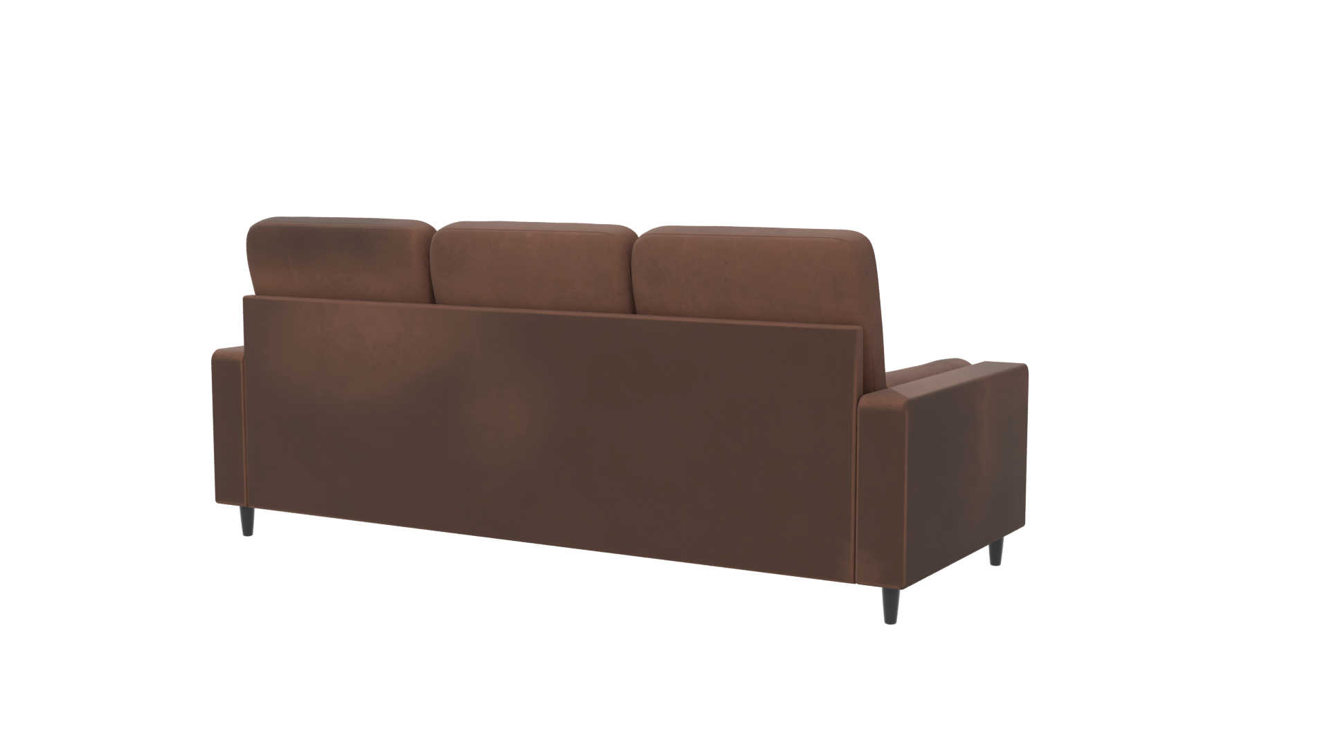 Contemporary Fabric Sectional Sofa 3D Model - Professional 3D Model Render 6