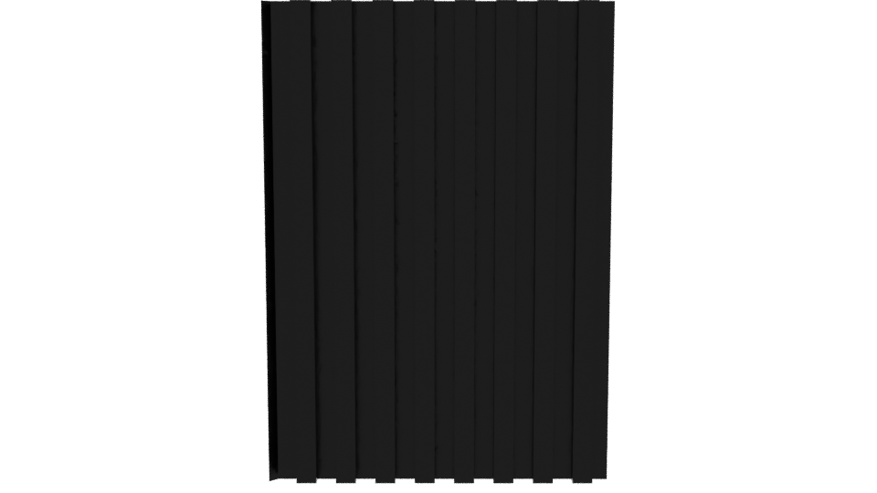 Stylized Vertical Panel 3D Model - Professional 3D Model Render 11