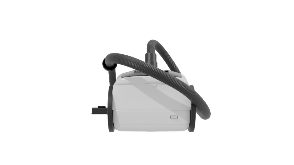 Compact Modern Vacuum Cleaner 3D - Professional 3D Model Render 2