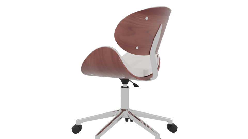 Sleek Modern Office Chair 3D - Professional 3D Model Render 3