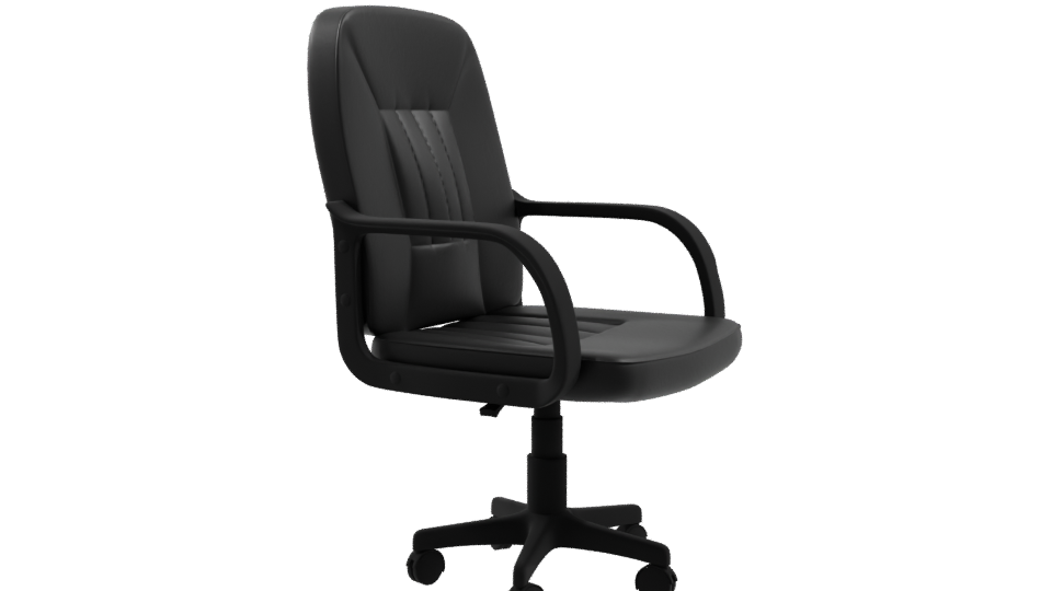 Sleek Modern Office Chair 3D - Professional 3D Model Render 9