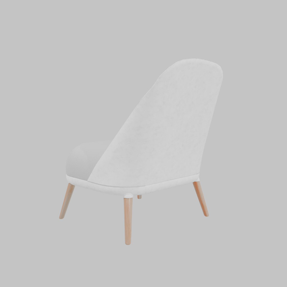 Poltrona Diseño con cojín Tela Melange Texturada