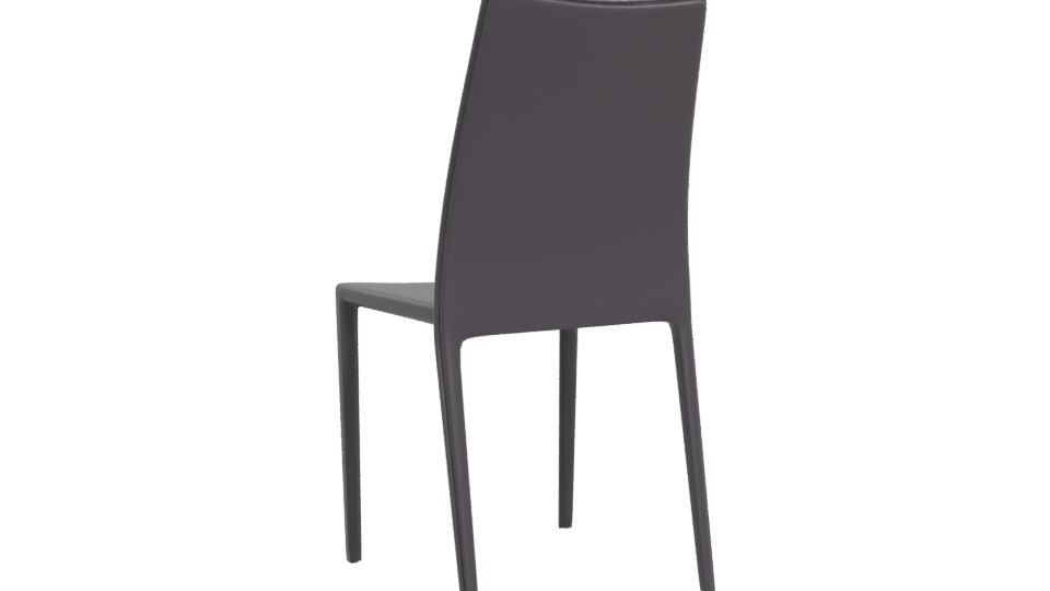 Sleek Modern Dining Chair 3D Model - Professional 3D Model Render 4