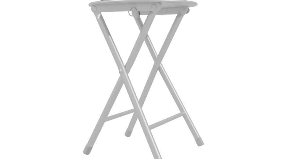 Stylish Folding Table 3D Model - Professional 3D Model Render 3