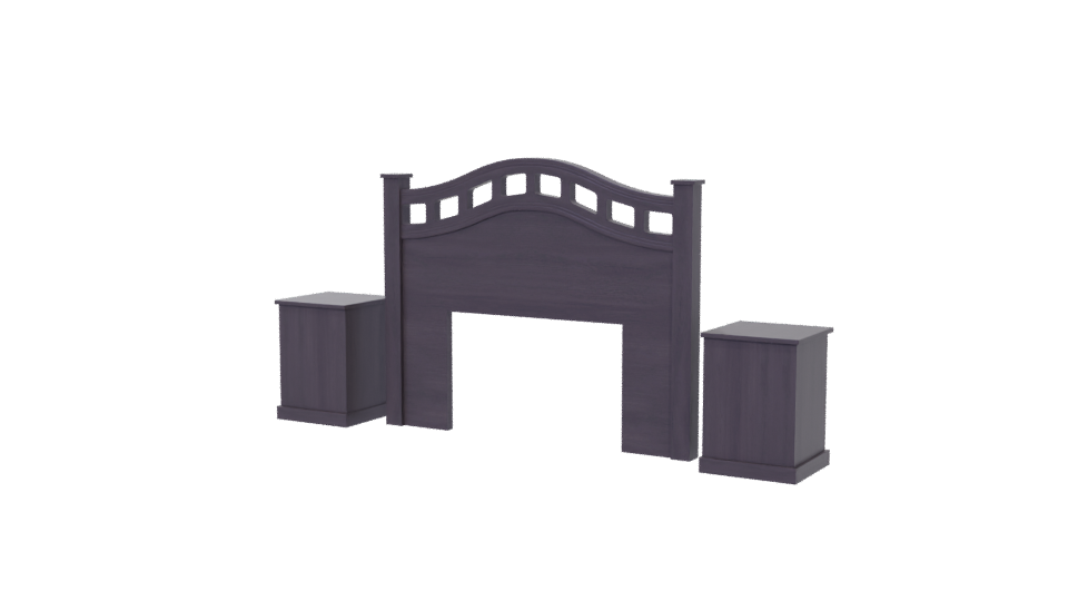 Elegant Bedroom Furniture Set 3D - Professional 3D Model Render 6