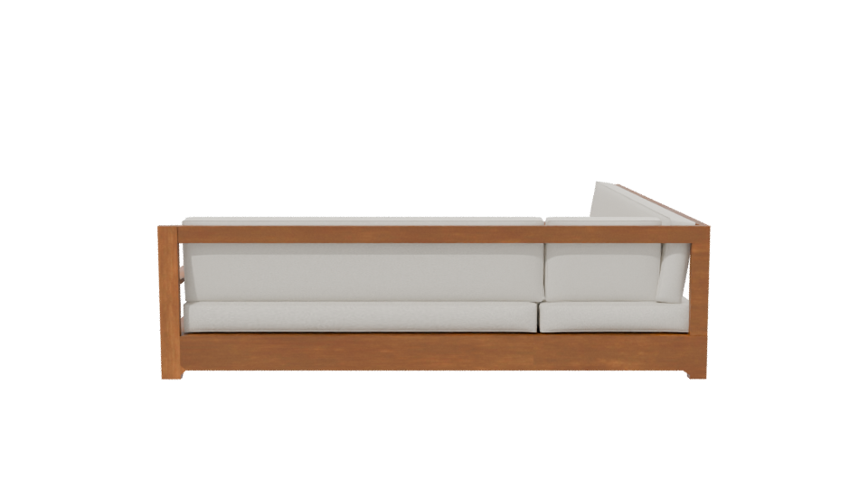 Contemporary Outdoor Sofa Set 3D - Professional 3D Model Render 2