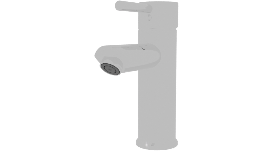 Elegant Modern Faucet 3D Model - Professional 3D Model Render 3