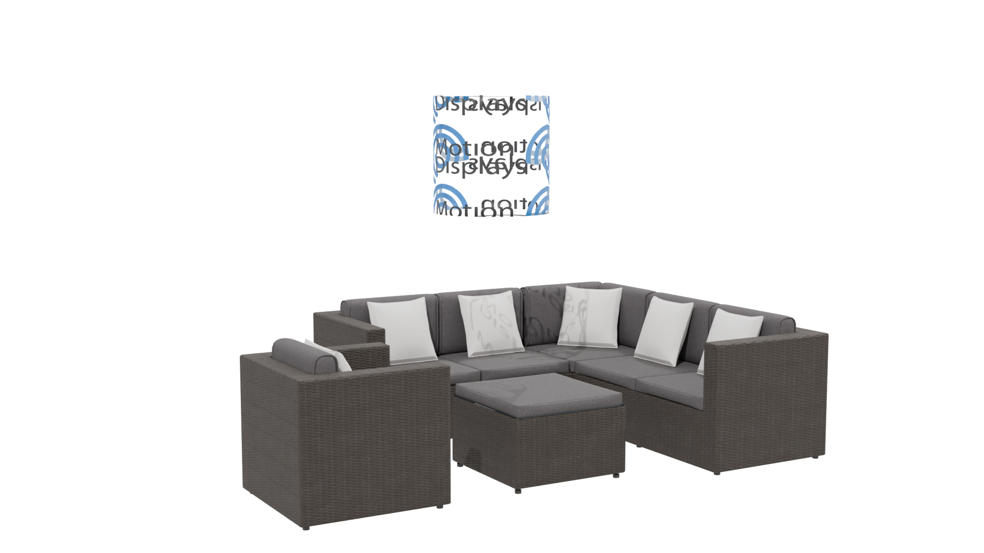 Stylish Outdoor Sofa Set 3D - Professional 3D Model Render 13