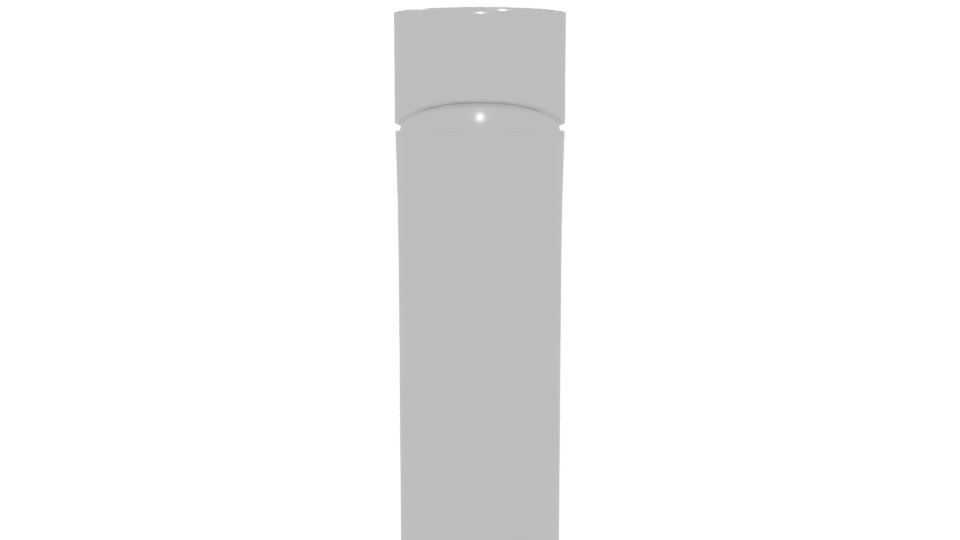 Stylish Metal Waste Disposal Unit - Professional 3D Model Render 5