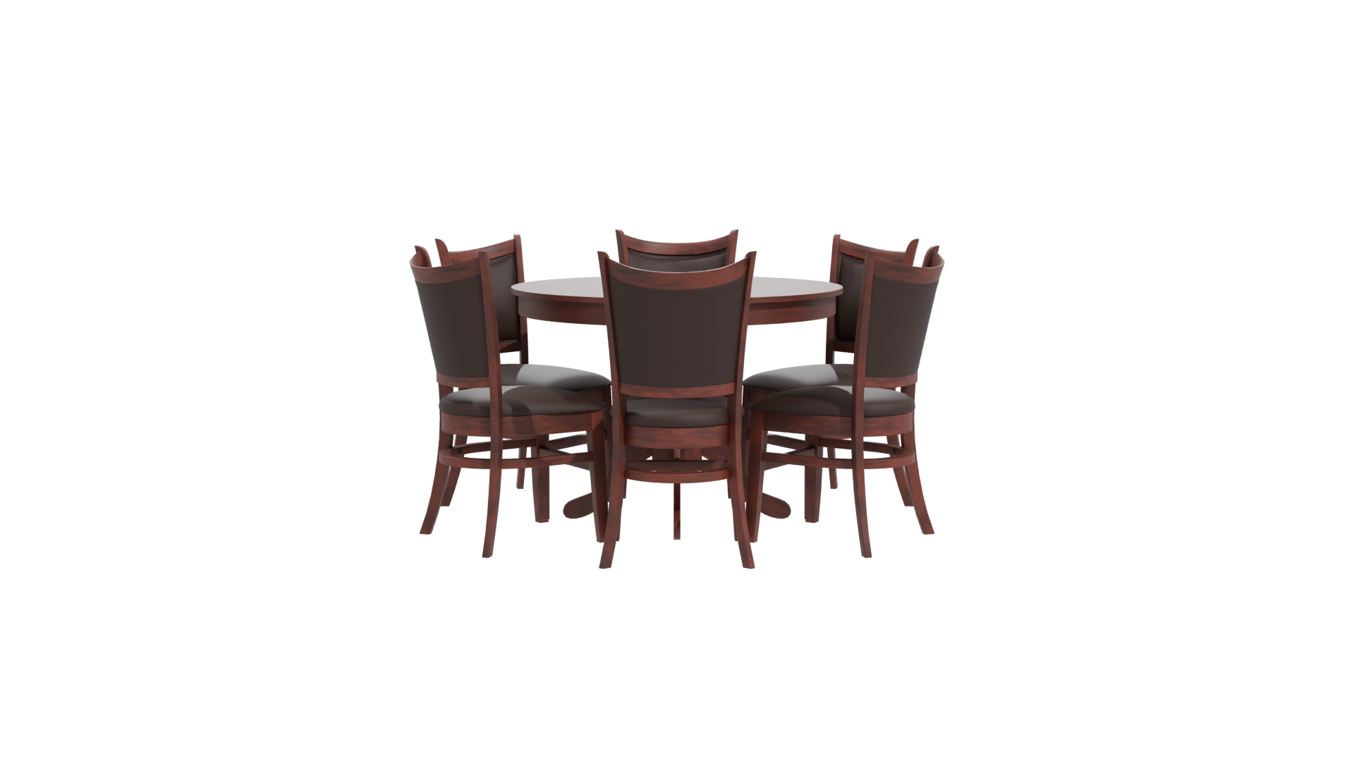 Elegant Dining Table Set 3D - Professional 3D Model Render 11
