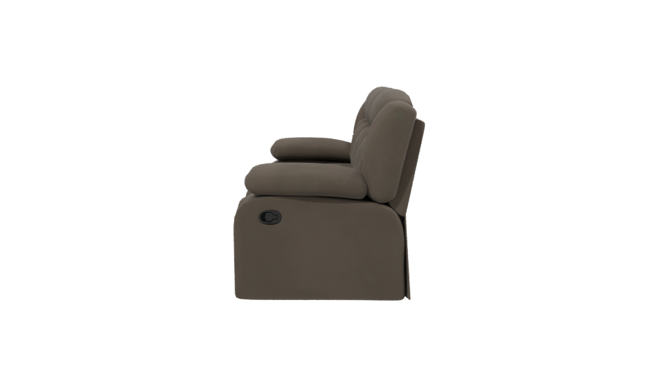 Modern Reclining Loveseat 3D - Professional 3D Model Render 2
