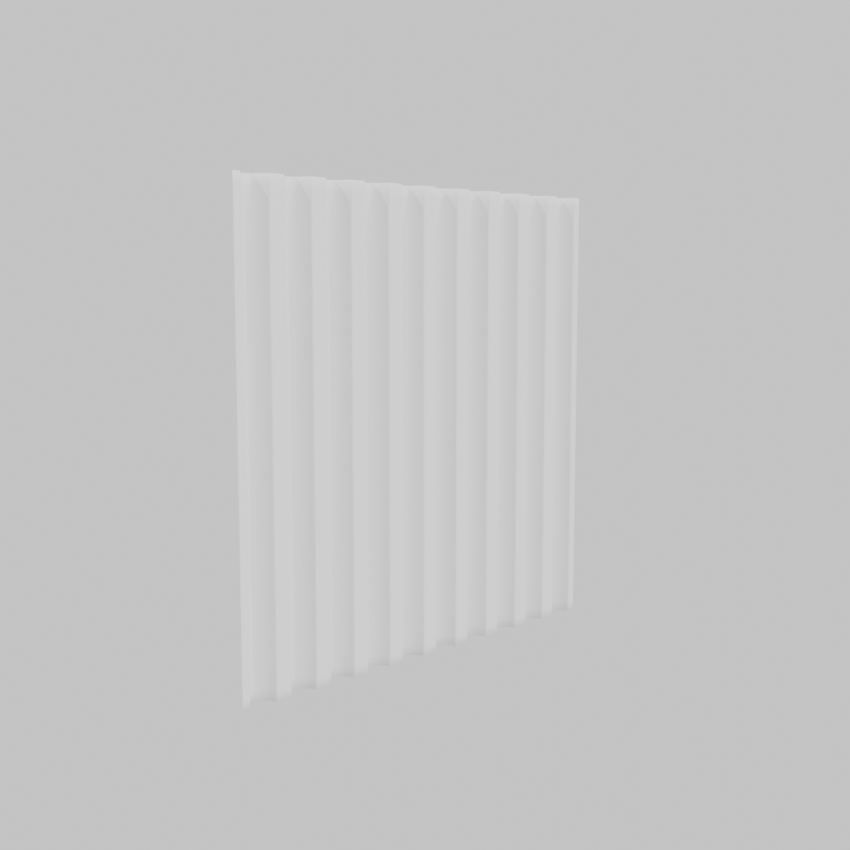 Stylized Vertical Wall Panel 3D - Professional 3D Model Render 11