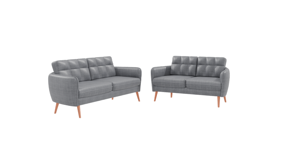 Stylish Modern Sofa Set 3D - Professional 3D Model Render 9