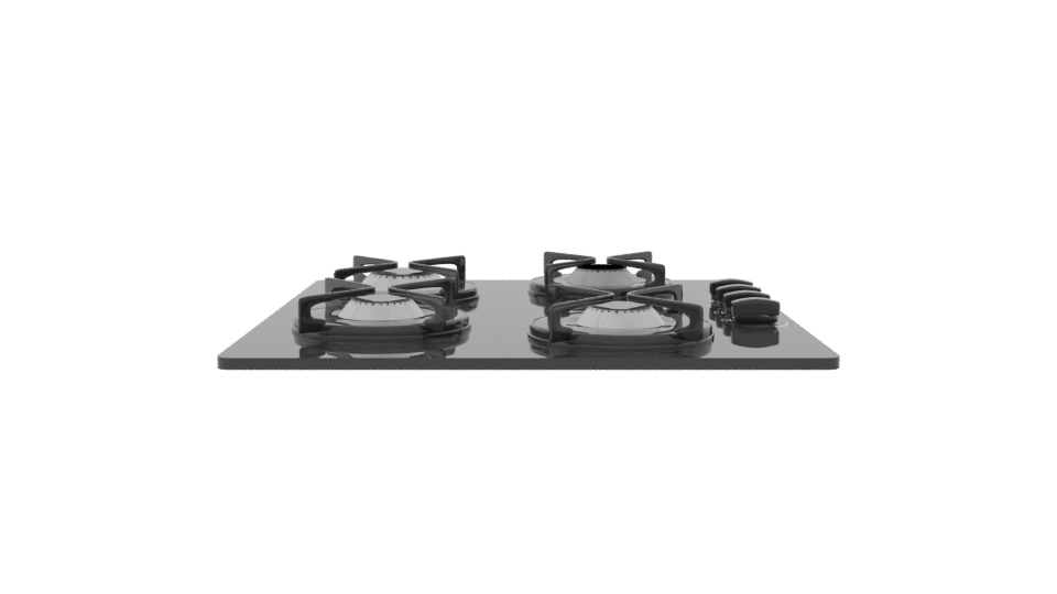 Stylish Gas Stove 3D Model - Professional 3D Model Render 8