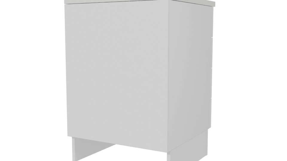 Stylish Modern Chest of Drawers - Professional 3D Model Render 6