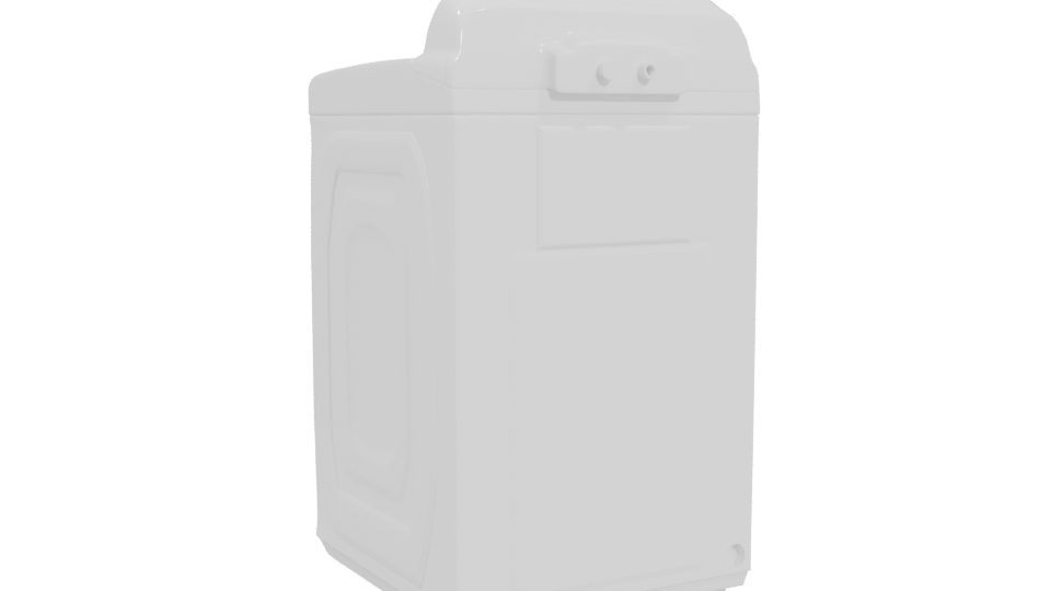 Top-Loading Washing Machine 3D Model - Professional 3D Model Render 4